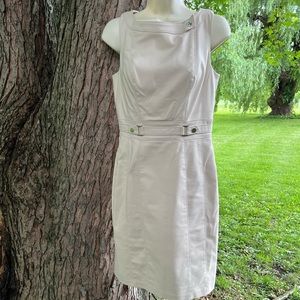 Amazing WHBM career dress tan 2